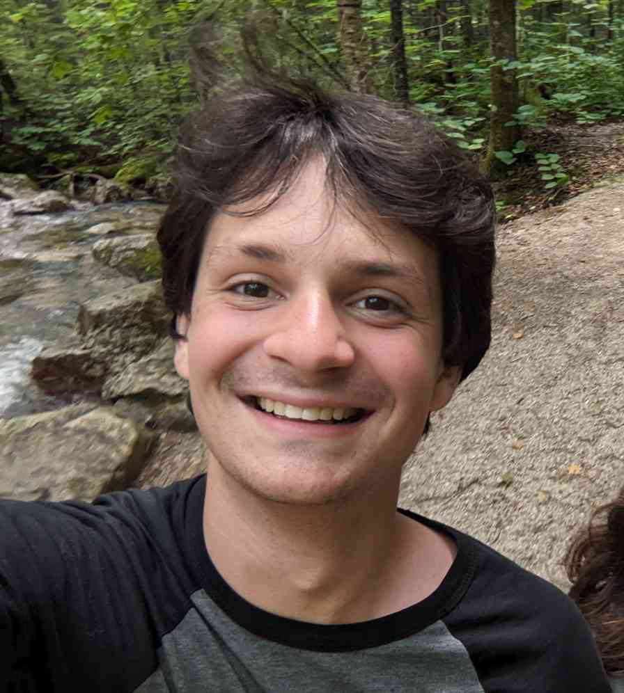 a picture of me in the woods