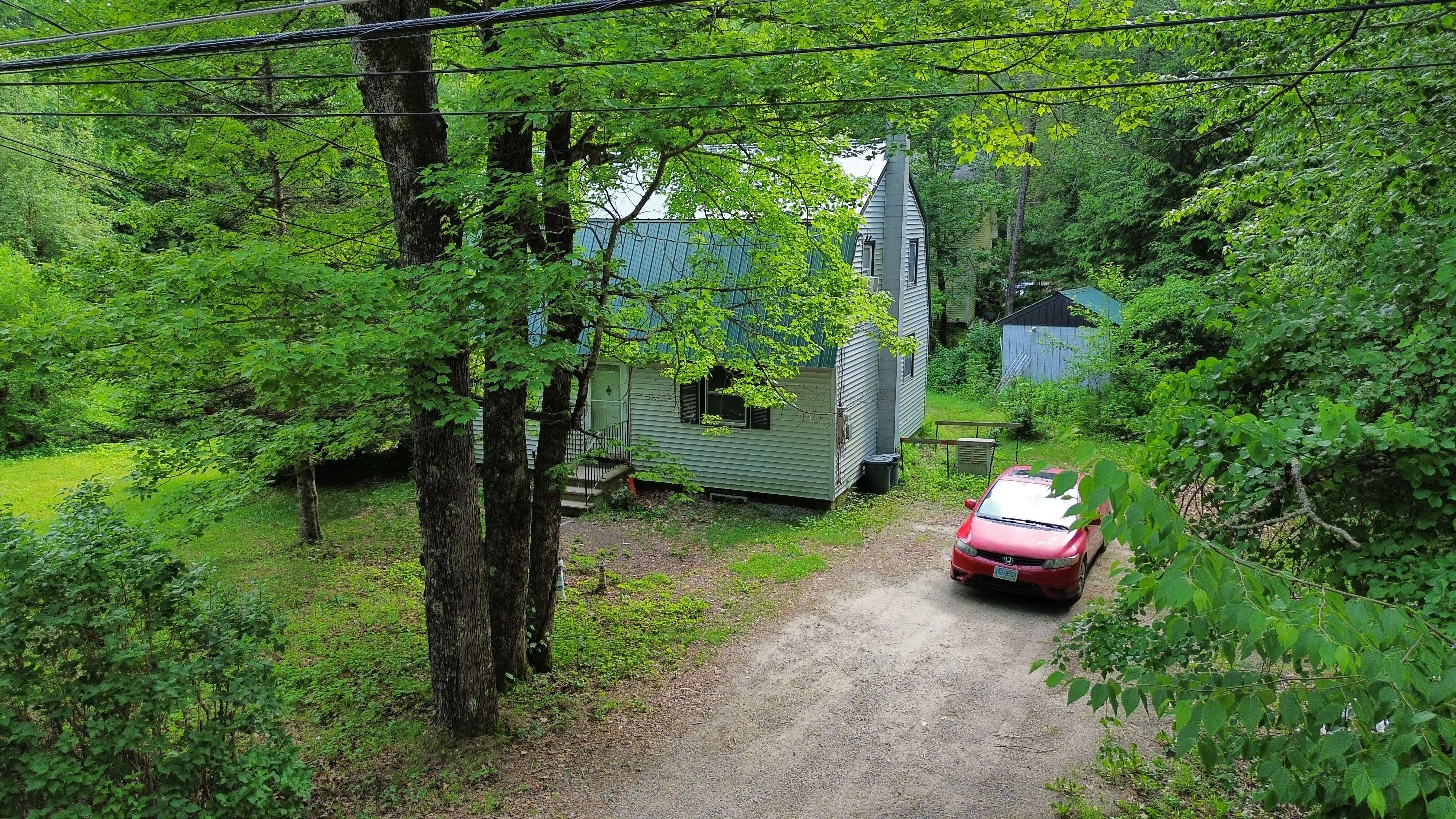 front shot of the house